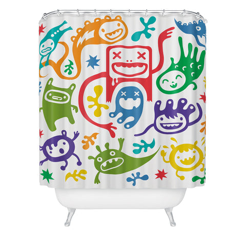 Andi Bird Misfits Shower Curtain