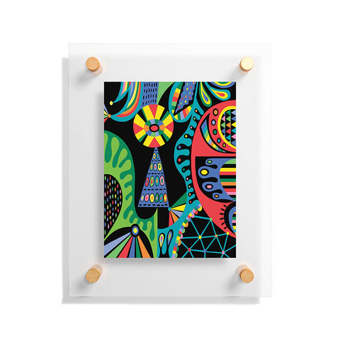 Andi Bird Mojo Black Floating Acrylic Print