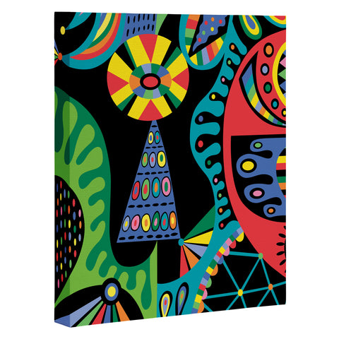 Andi Bird Mojo Black Art Canvas