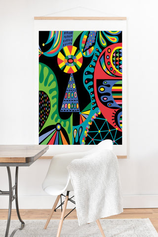 Andi Bird Mojo Black Art Print And Hanger