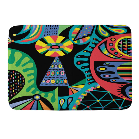 Andi Bird Mojo Black Memory Foam Bath Mat