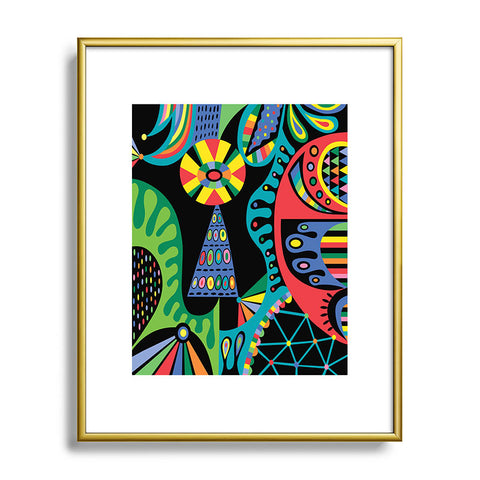 Andi Bird Mojo Black Metal Framed Art Print