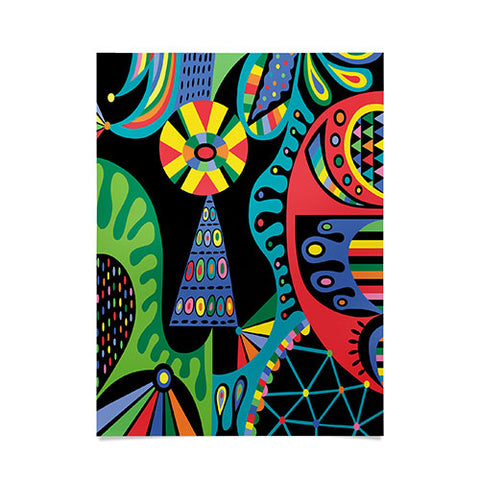 Andi Bird Mojo Black Poster