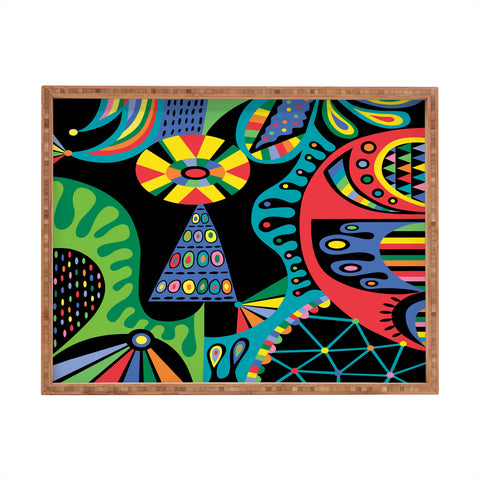 Andi Bird Mojo Black Rectangular Tray