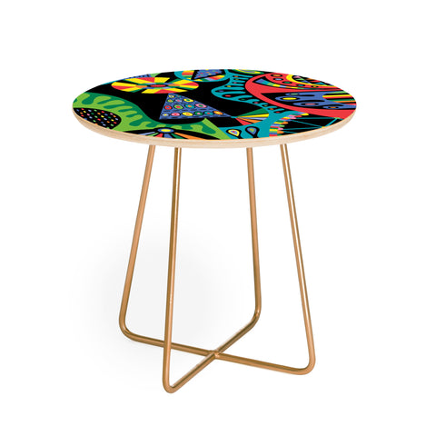 Andi Bird Mojo Black Round Side Table