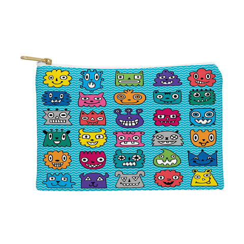 Andi Bird Monster Mash Blue Pouch