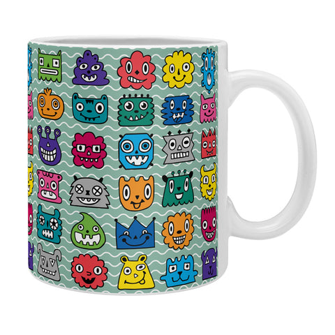 Andi Bird Monster Mash Sage Coffee Mug
