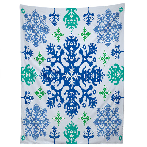 Andi Bird Monstrous Blue Tapestry