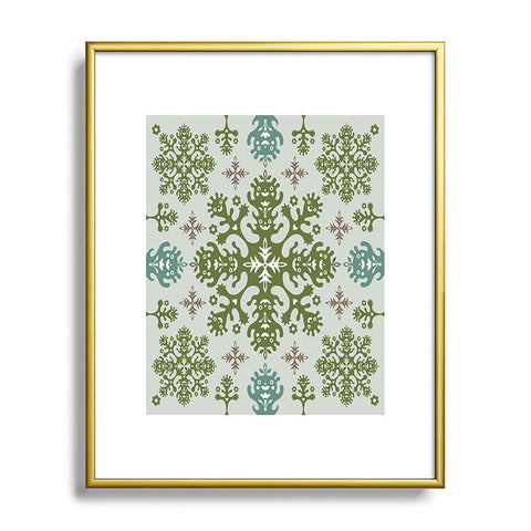 Andi Bird Monstrous Earth Metal Framed Art Print