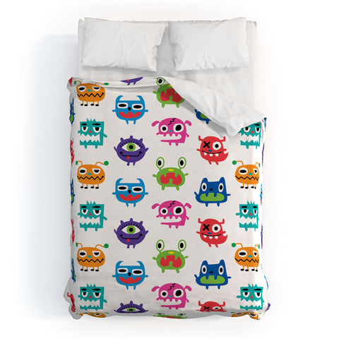 Andi Bird Monstrous Monsters Duvet Cover