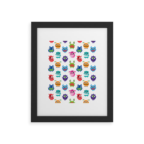Andi Bird Monstrous Monsters Framed Art Print