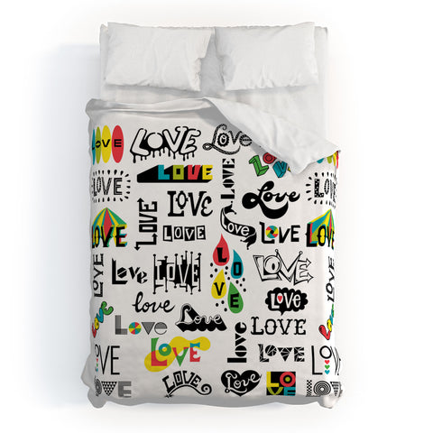 Andi Bird More Love Duvet Cover