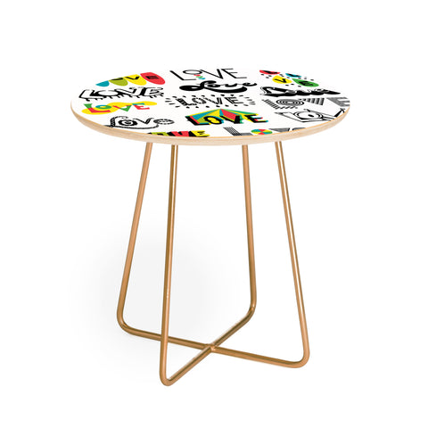 Andi Bird More Love Round Side Table