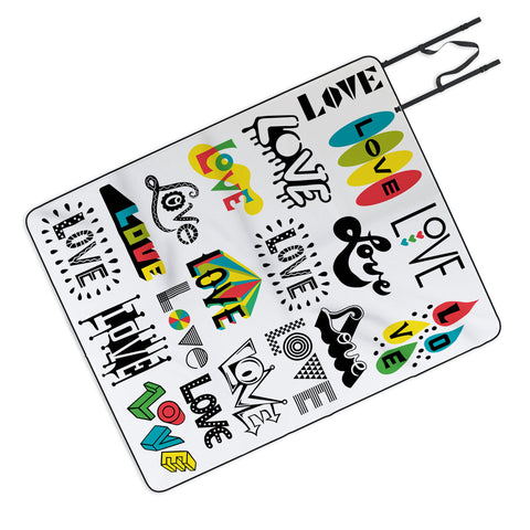 Andi Bird More Love Picnic Blanket
