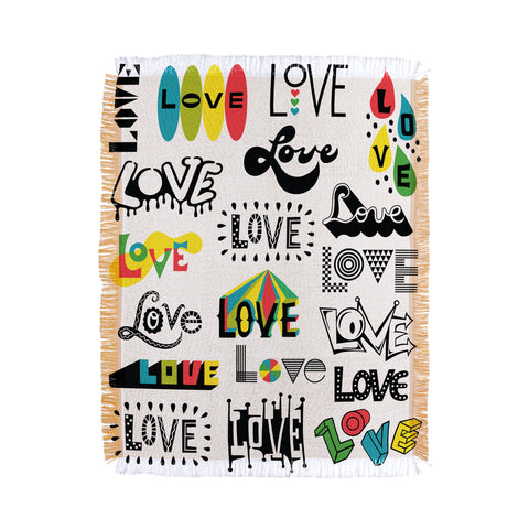 Andi Bird More Love Throw Blanket