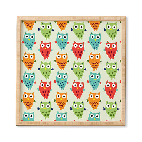 Andi Bird Owl Fun Framed Wall Art