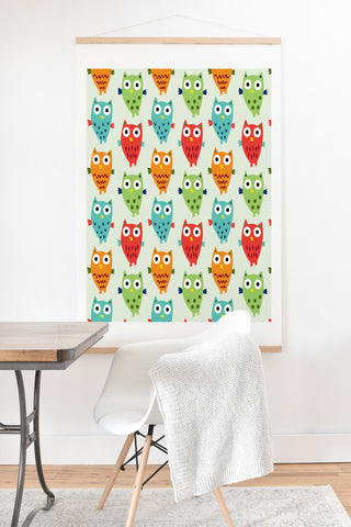 Andi Bird Owl Fun Art Print And Hanger