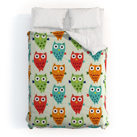Andi Bird Owl Fun Comforter