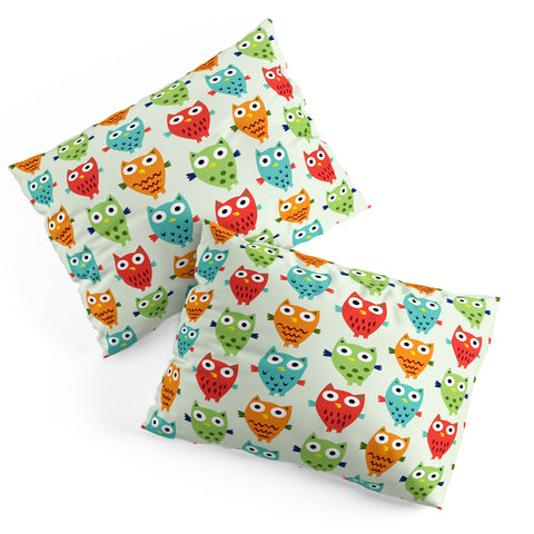 Andi Bird Owl Fun Pillow Shams