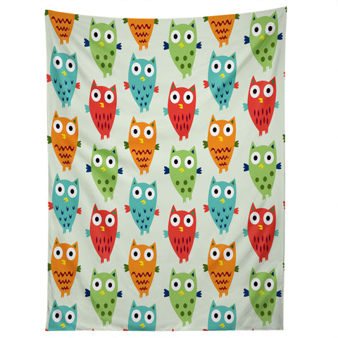 Andi Bird Owl Fun Tapestry