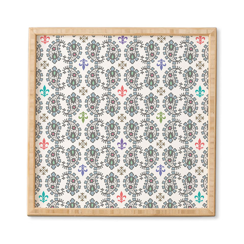 Andi Bird Paisley Ornamental Framed Wall Art