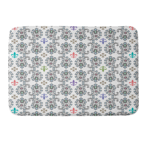 Andi Bird Paisley Ornamental Memory Foam Bath Mat