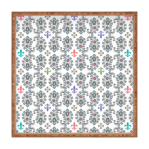 Andi Bird Paisley Ornamental Square Tray