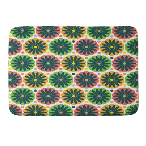 Andi Bird Petal Fair Garden Memory Foam Bath Mat