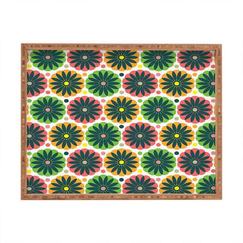 Andi Bird Petal Fair Garden Rectangular Tray