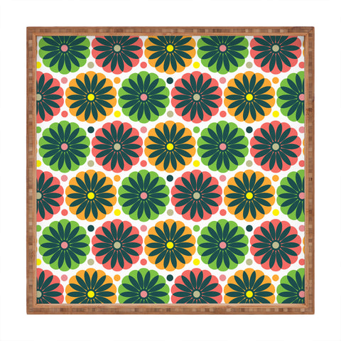 Andi Bird Petal Fair Garden Square Tray