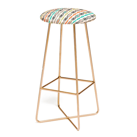Andi Bird pillar stripe Bar Stool