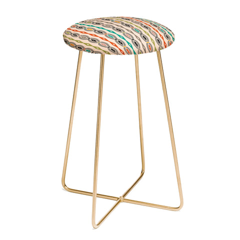 Andi Bird pillar stripe Counter Stool