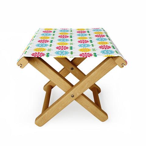 Andi Bird Pt Reyes Flowers Folding Stool