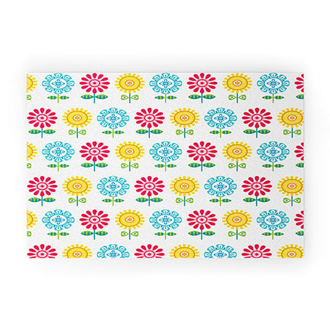 Andi Bird Pt Reyes Flowers Welcome Mat