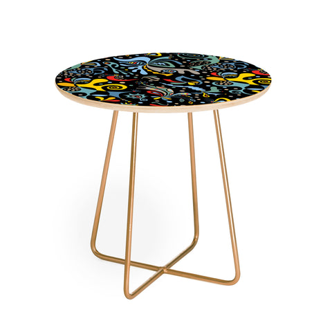 Andi Bird Real Deal black Round Side Table