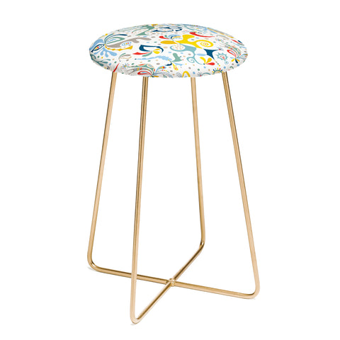 Andi Bird real deal white Counter Stool