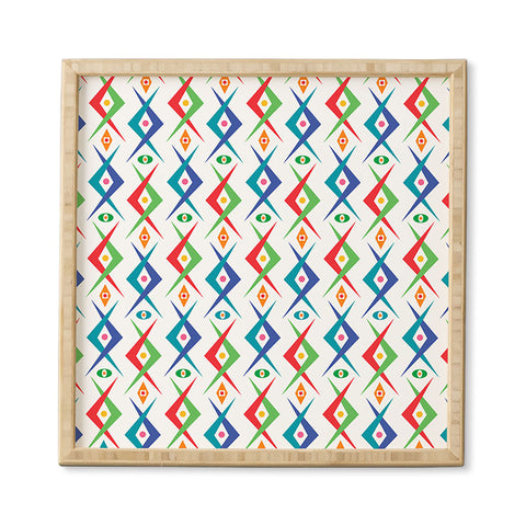 Andi Bird Retro Edge Primary Framed Wall Art