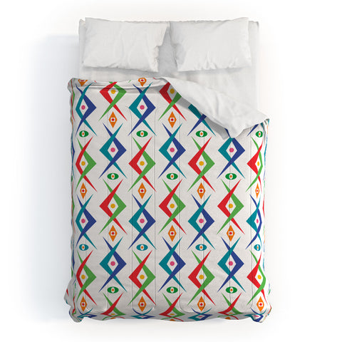 Andi Bird Retro Edge Primary Comforter