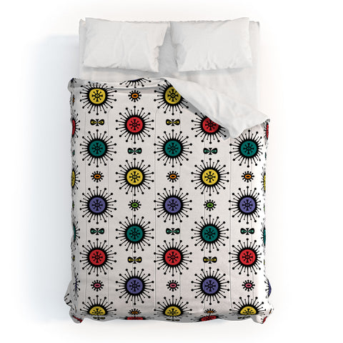 Andi Bird Retro Starlight White Comforter