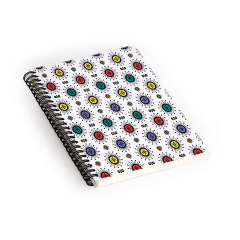 Andi Bird Retro Starlight White Spiral Notebook