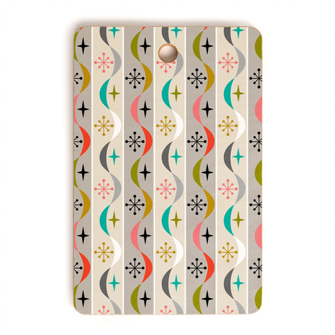 Andi Bird retro wave Cutting Board Rectangle