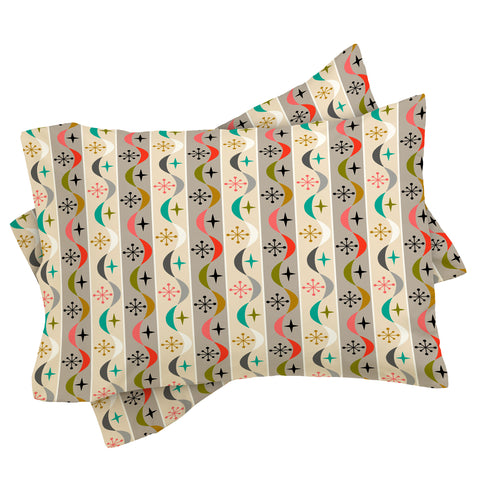 Andi Bird retro wave Pillowcase