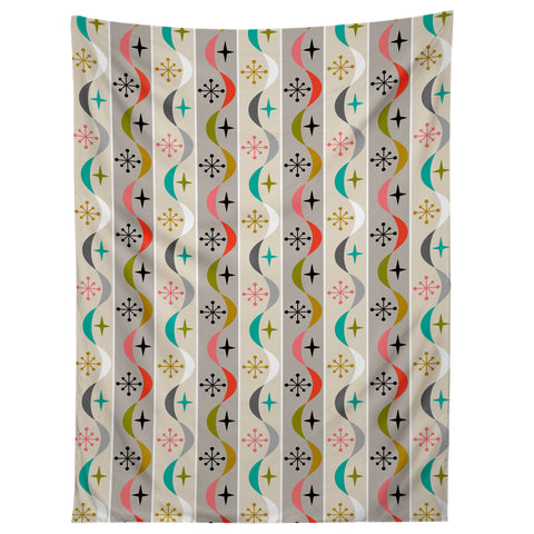 Andi Bird retro wave Tapestry