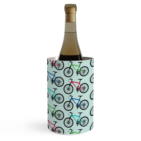 Andi Bird Ride A Bike Aqua Wine Chiller
