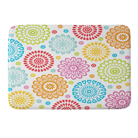 Andi Bird Sausalito Floral Memory Foam Bath Mat