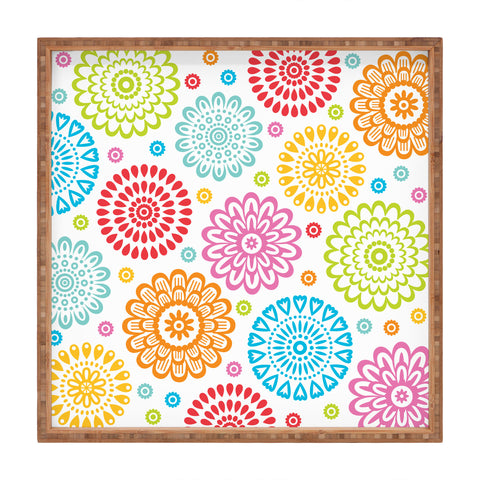 Andi Bird Sausalito Floral Square Tray