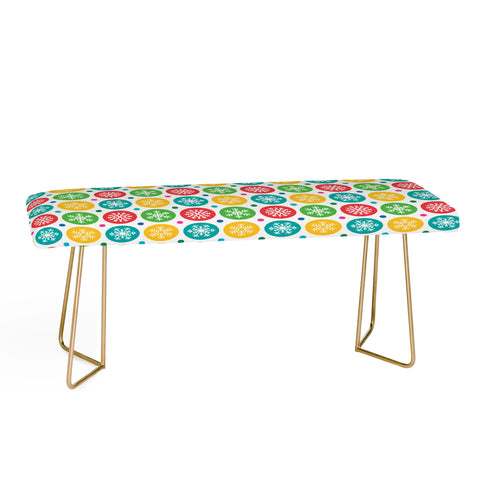 Andi Bird Sierra Snowflakes Bench