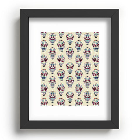 Andi Bird Sugar Skull Crema Recessed Framing Rectangle