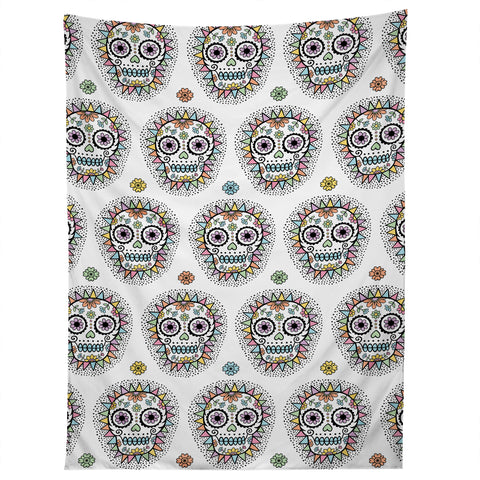 Andi Bird Sugar Skull Hero Tapestry