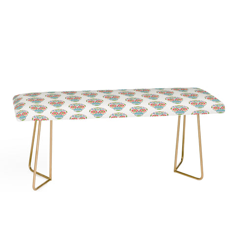 Andi Bird Sugar Skull Jewels Bench